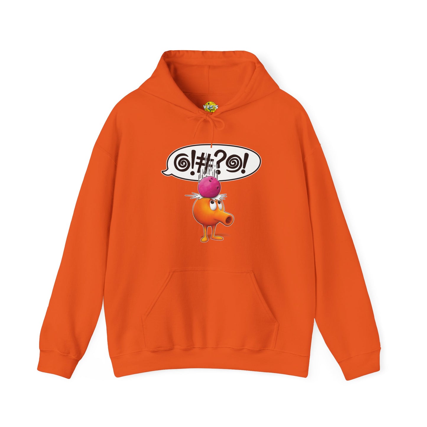 Retro 80s Video Game Sweatshirt, QBert Game, Retro Gaming Console Hoodie, QBert game screen Hooded Sweatshirt