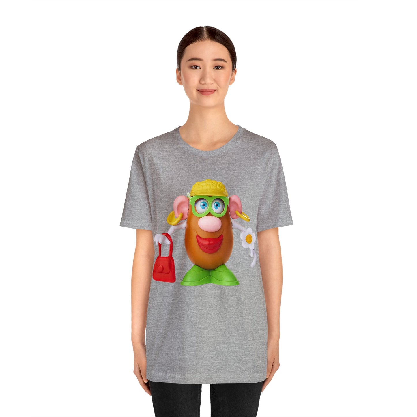 Classic Mrs. Potato Head Retro Tee - Vintage Nostalgic Retro Iconic Childhood Character Shirt - Valentines Day Couple Toy Enthusiast Tshirt