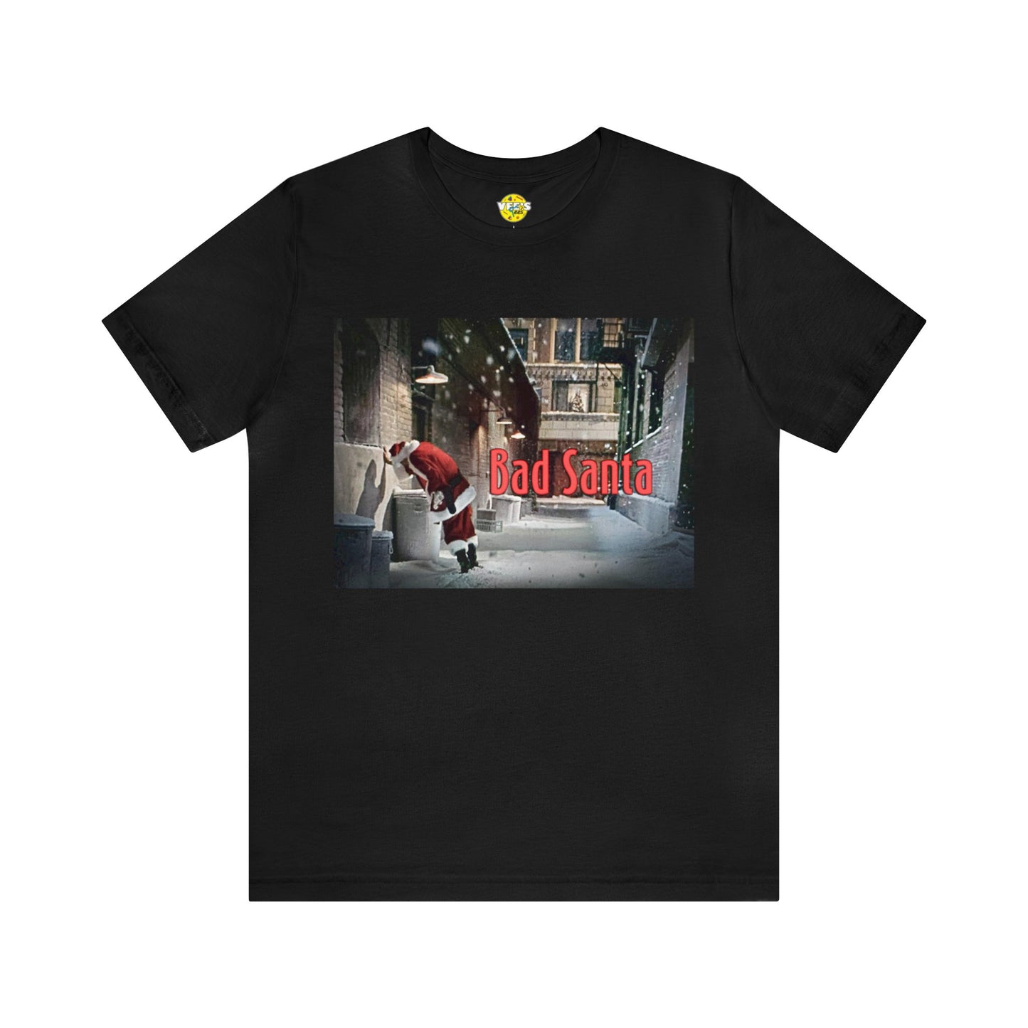 Bad Santa - Quirky Short Sleeve T-Shirt - Movie Scene Tee