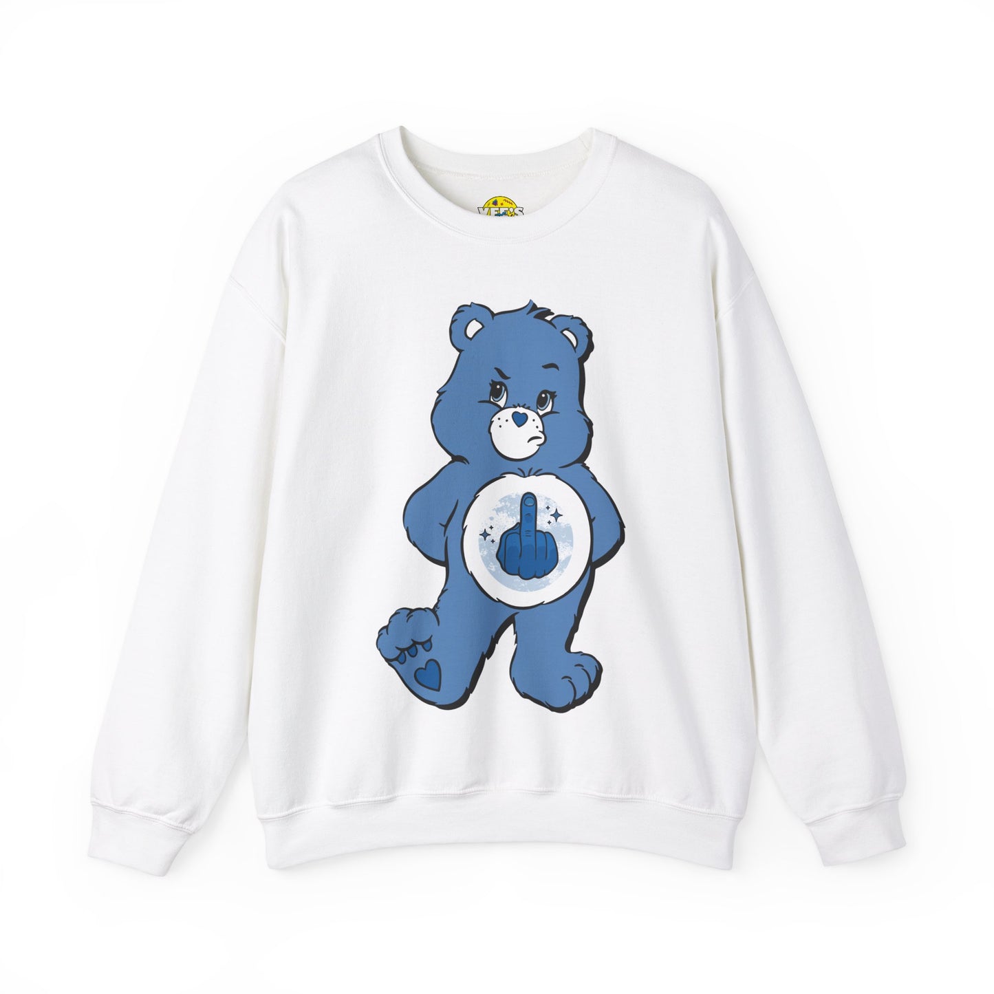 Grumpy Bear Middle Finger Sweatshirt - Adult Care Bears