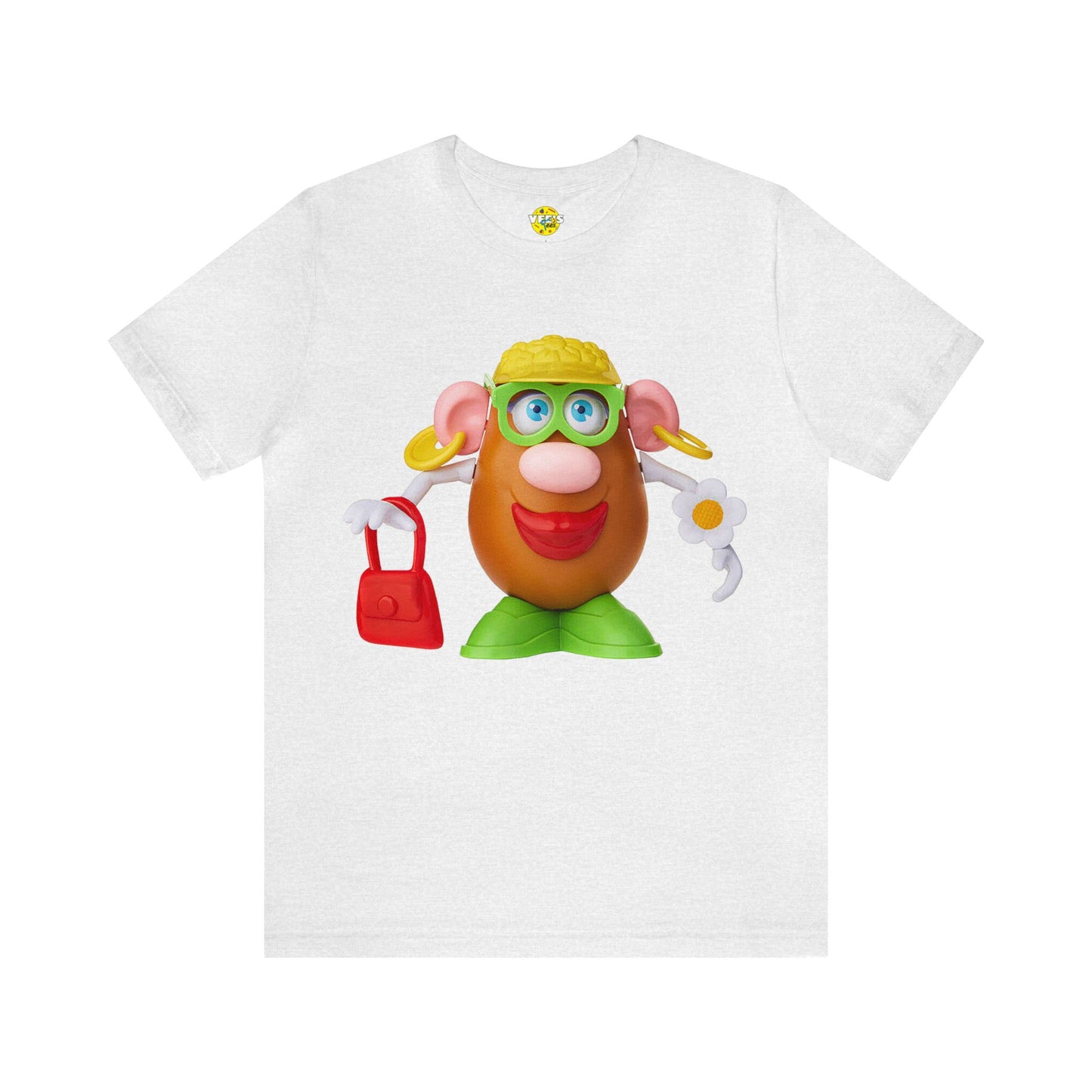 Classic Mrs. Potato Head Retro Tee - Vintage Nostalgic Retro Iconic Childhood Character Shirt - Valentines Day Couple Toy Enthusiast Tshirt