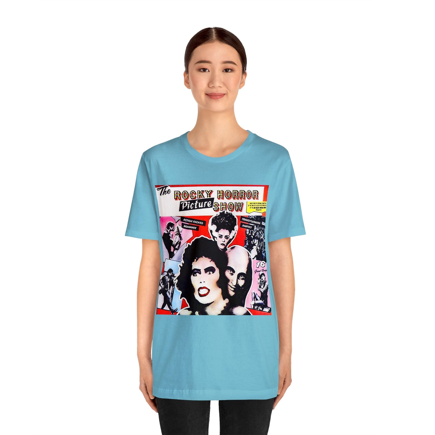 Halloween Rocky Horror Picture Show Album Cover Short Sleeve T-Shirt - Classic Musical Tee - Cult Film Shirt - Time Warp Fan Gift