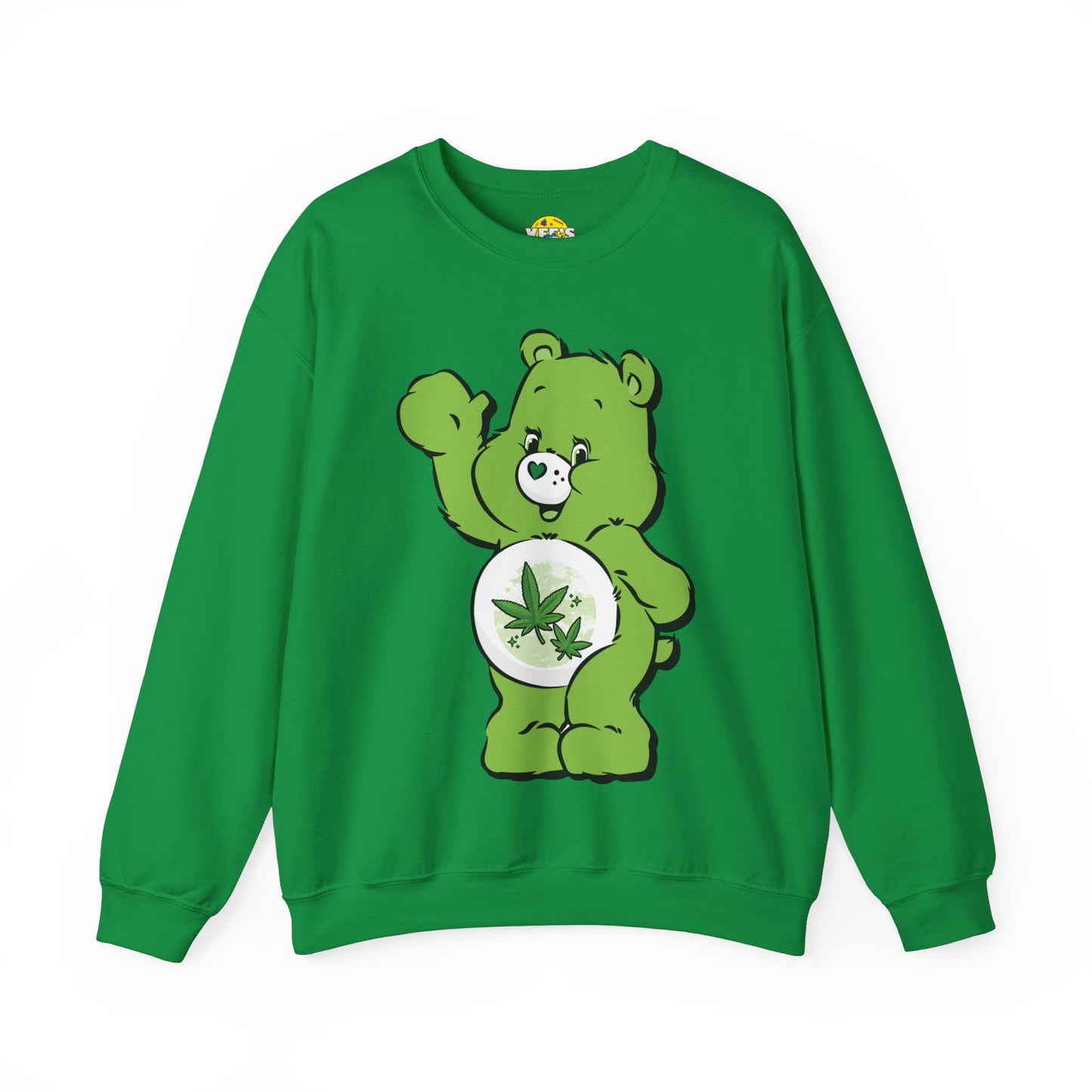 Green Care Bear 420 Sweatshirt- Adult