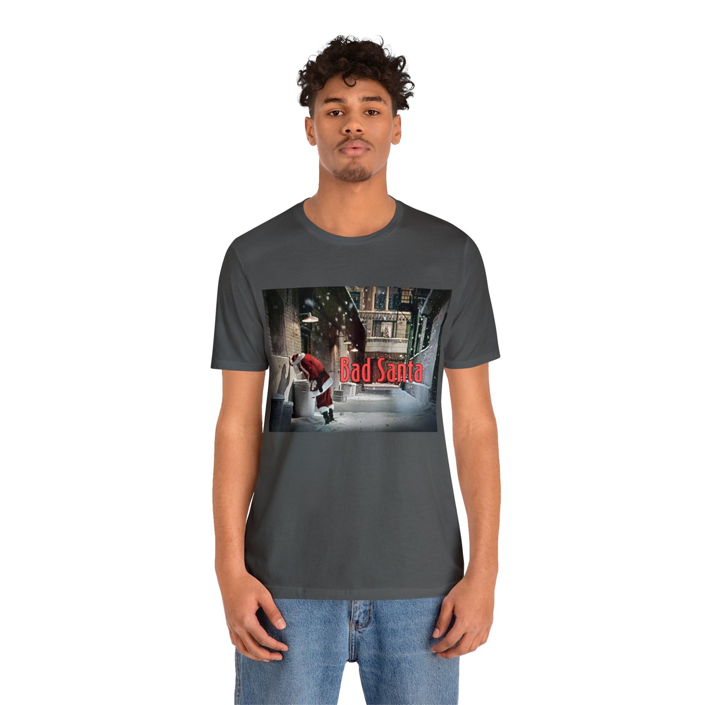 Bad Santa - Quirky Short Sleeve T-Shirt - Movie Scene Tee