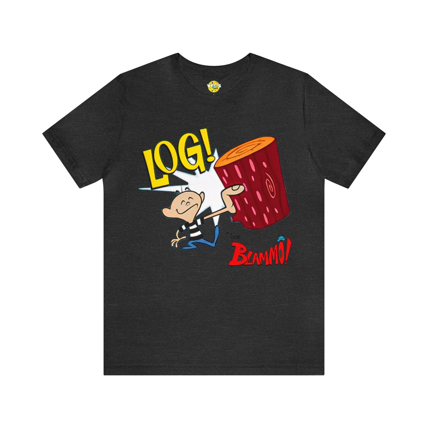 Vintage Blammo! Log Short Sleeve T-shirt - Nostalgic '90s Cartoon Tee