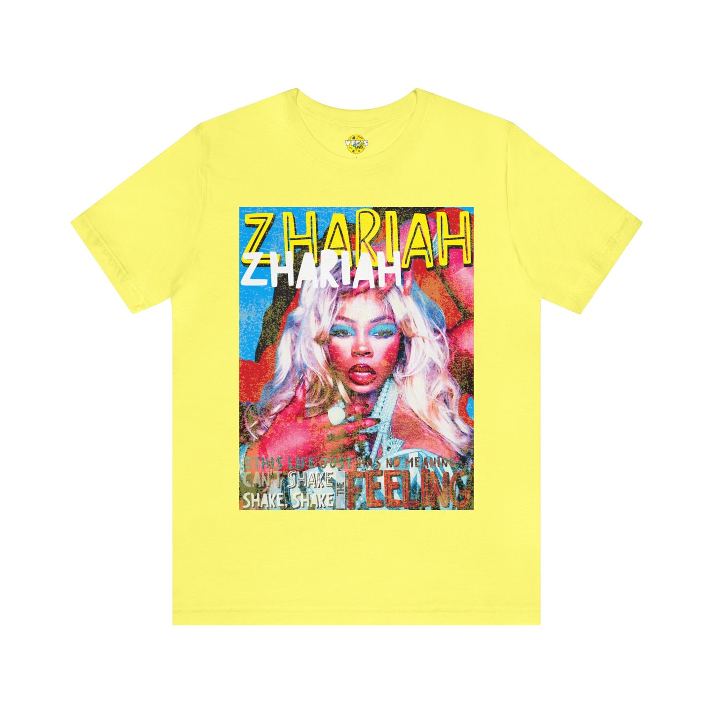 Zhariah Vegas Days Tshirt, 80s Music Tee, Retro Music Lyric Tshirt, Vintage look 80s Glamrock Shirt