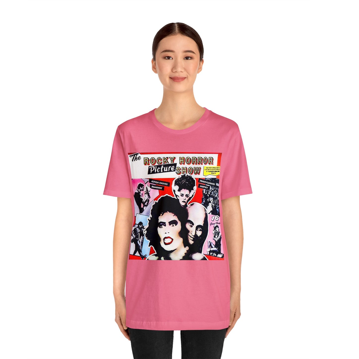 Halloween Rocky Horror Picture Show Album Cover Short Sleeve T-Shirt - Classic Musical Tee - Cult Film Shirt - Time Warp Fan Gift