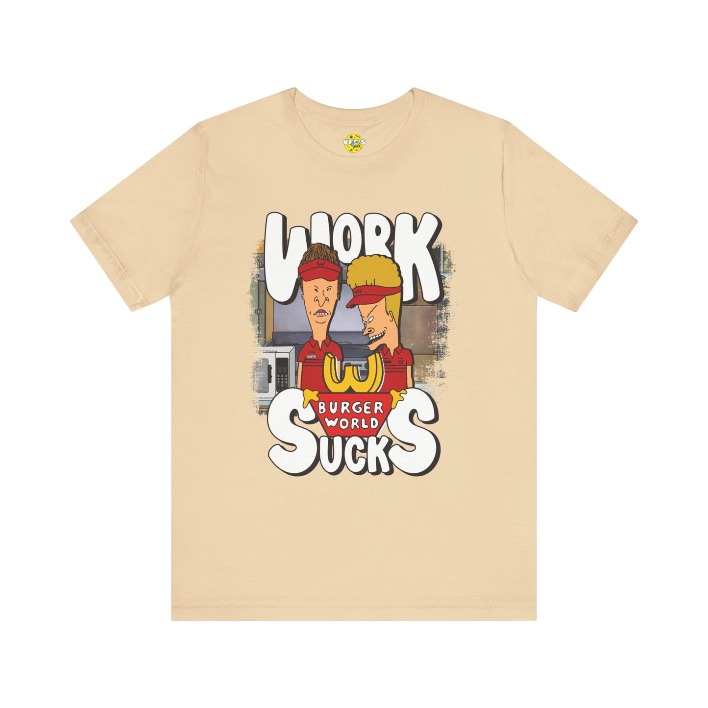 Beavis and Butt-Head Work Sucks T-Shirt - 90s Nostalgia