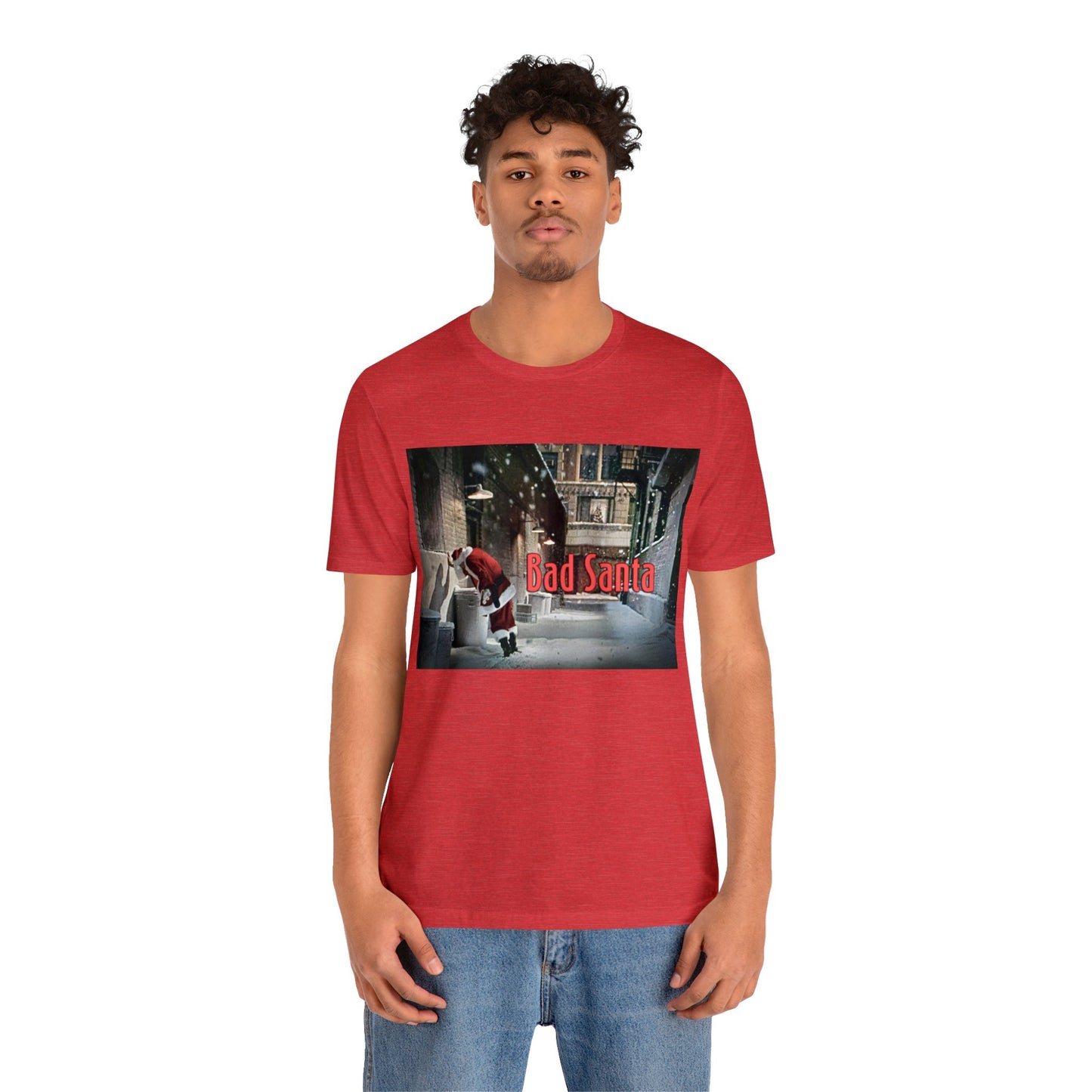 Bad Santa - Quirky Short Sleeve T-Shirt - Movie Scene Tee