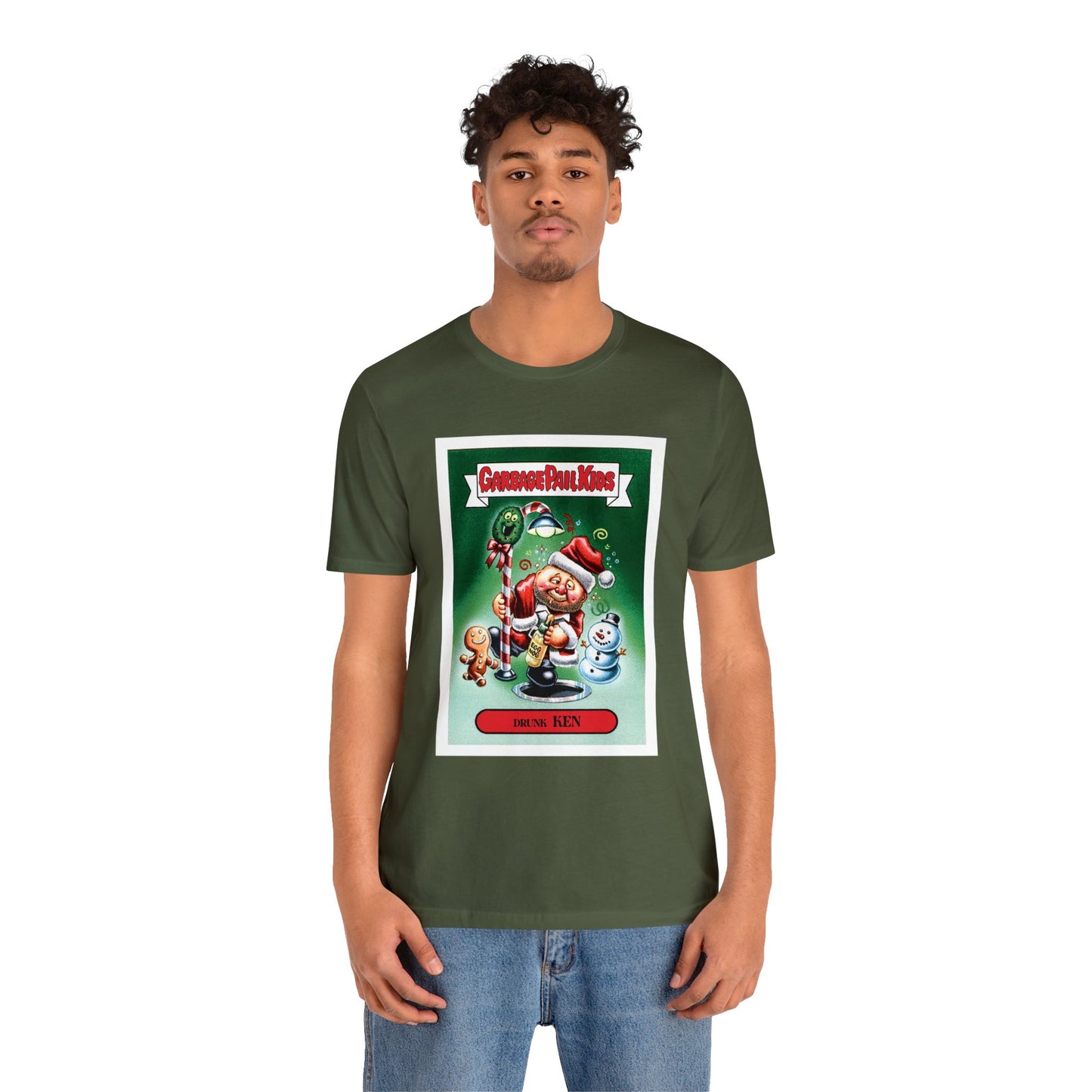 Garbage Pail Kids tshirt - Christmas Garbage Pail Kids tshirt - Drunk Ken Garbage Pail Kids tshirt - Garbage Pail Kid Drunk Ken tshirt