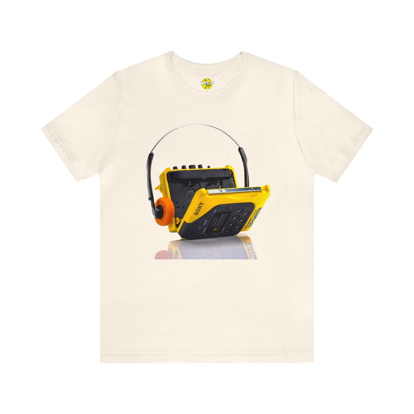 Retro Sony Walkman Cassette Player Short Sleeve T-Shirt - Vintage Music Tee