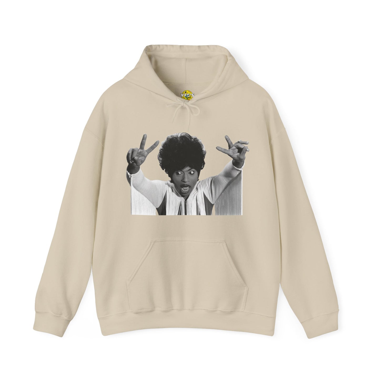 Little Richard Peace Signs Hoodie, Retro Music Legend Sweatshirt, Vintage Pop Culture