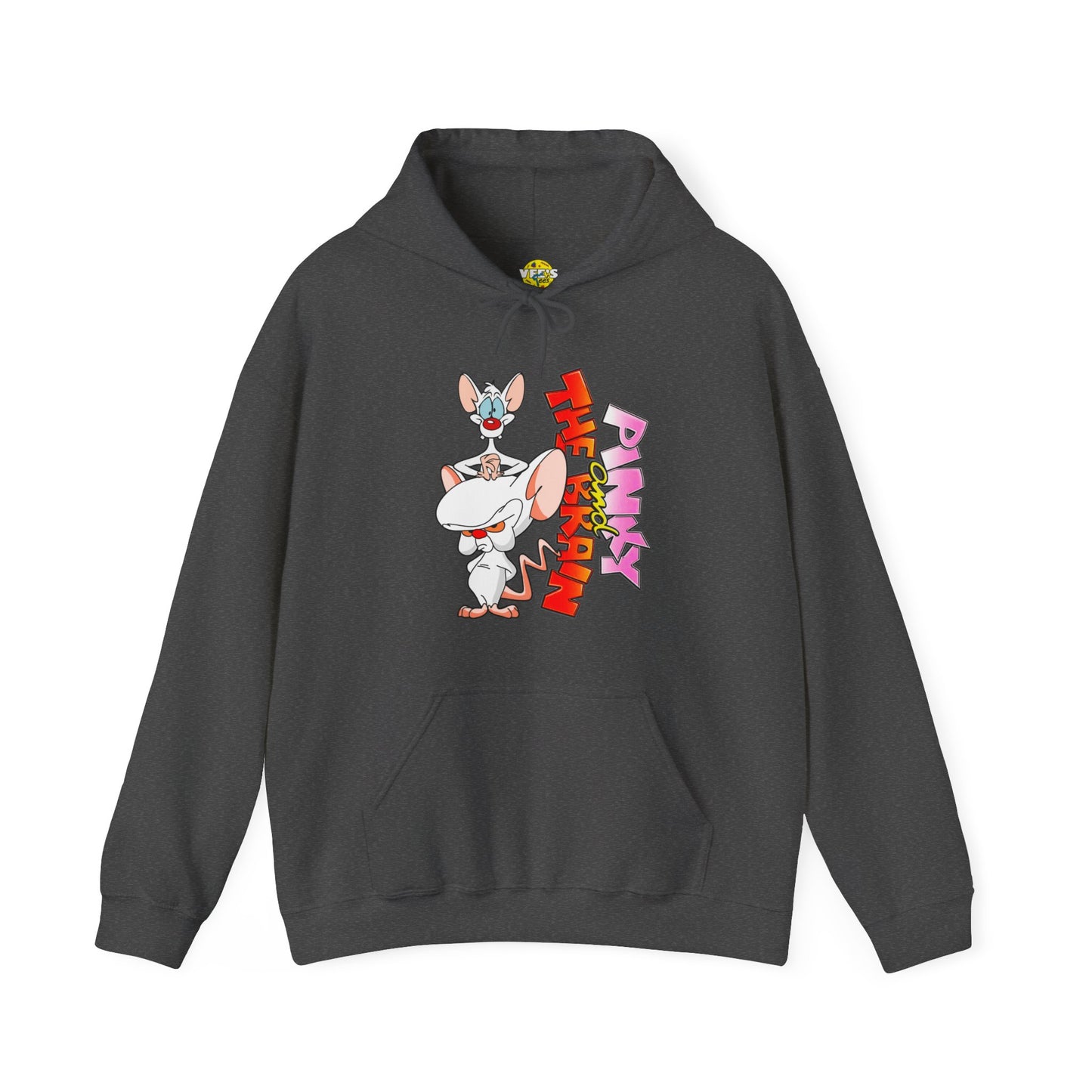 90s Nostalgia Retro Cartoon Hoodie, 90s Animation Cartoon lover Sweatshirt, Pinky and the Brain Pocket Hoodie