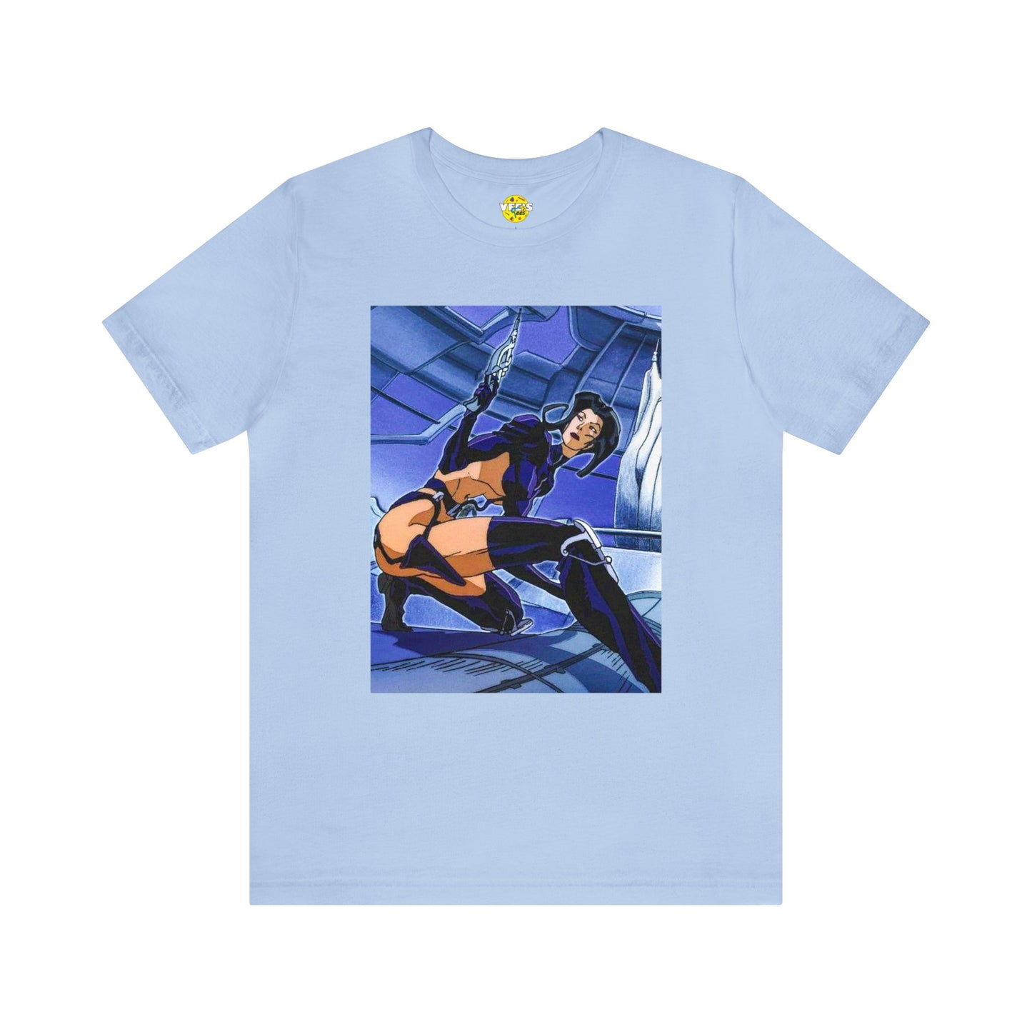 90s Aeon Flux Short Sleeve Tee - Vintage Sci-Fi Cartoon T-Shirt - Retro