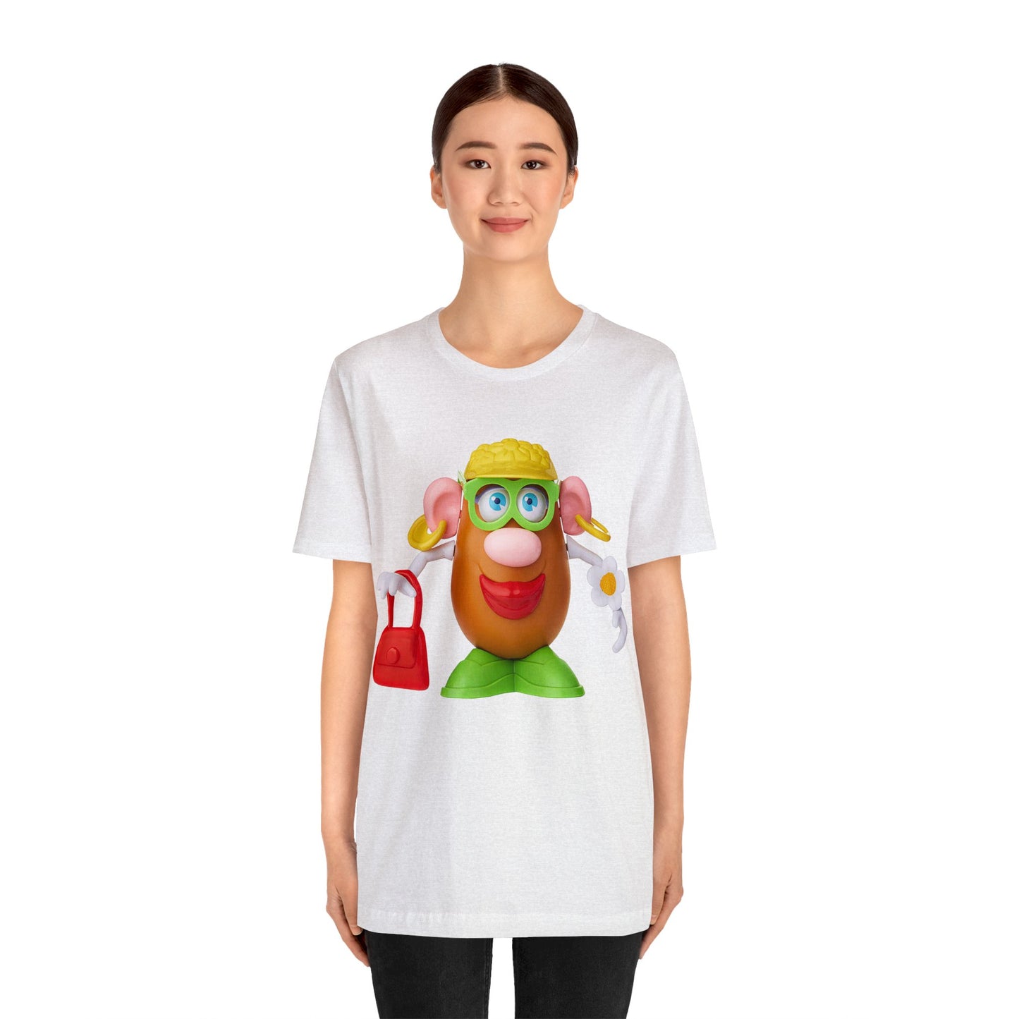 Classic Mrs. Potato Head Retro Tee - Vintage Nostalgic Retro Iconic Childhood Character Shirt - Valentines Day Couple Toy Enthusiast Tshirt