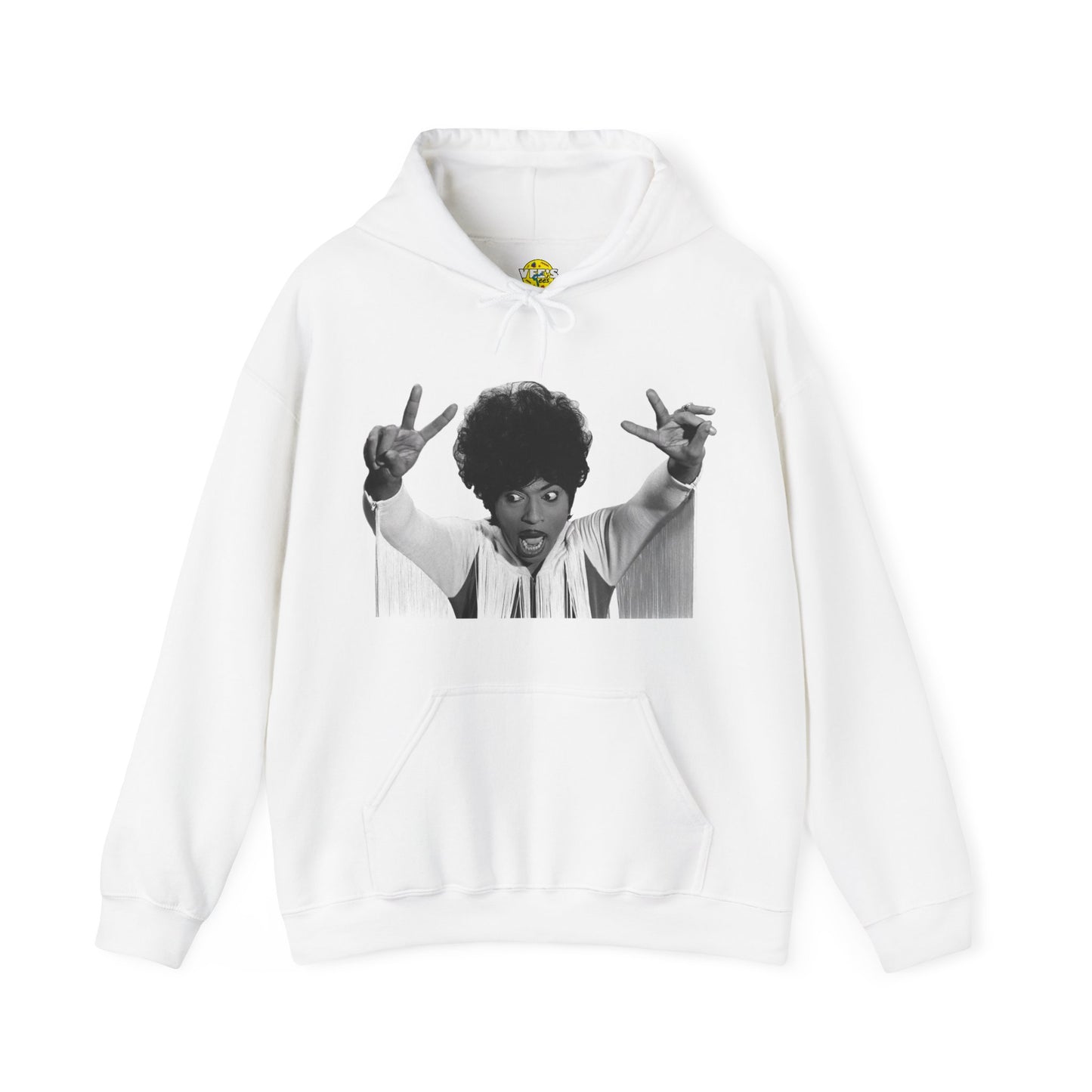 Little Richard Peace Signs Hoodie, Retro Music Legend Sweatshirt, Vintage Pop Culture