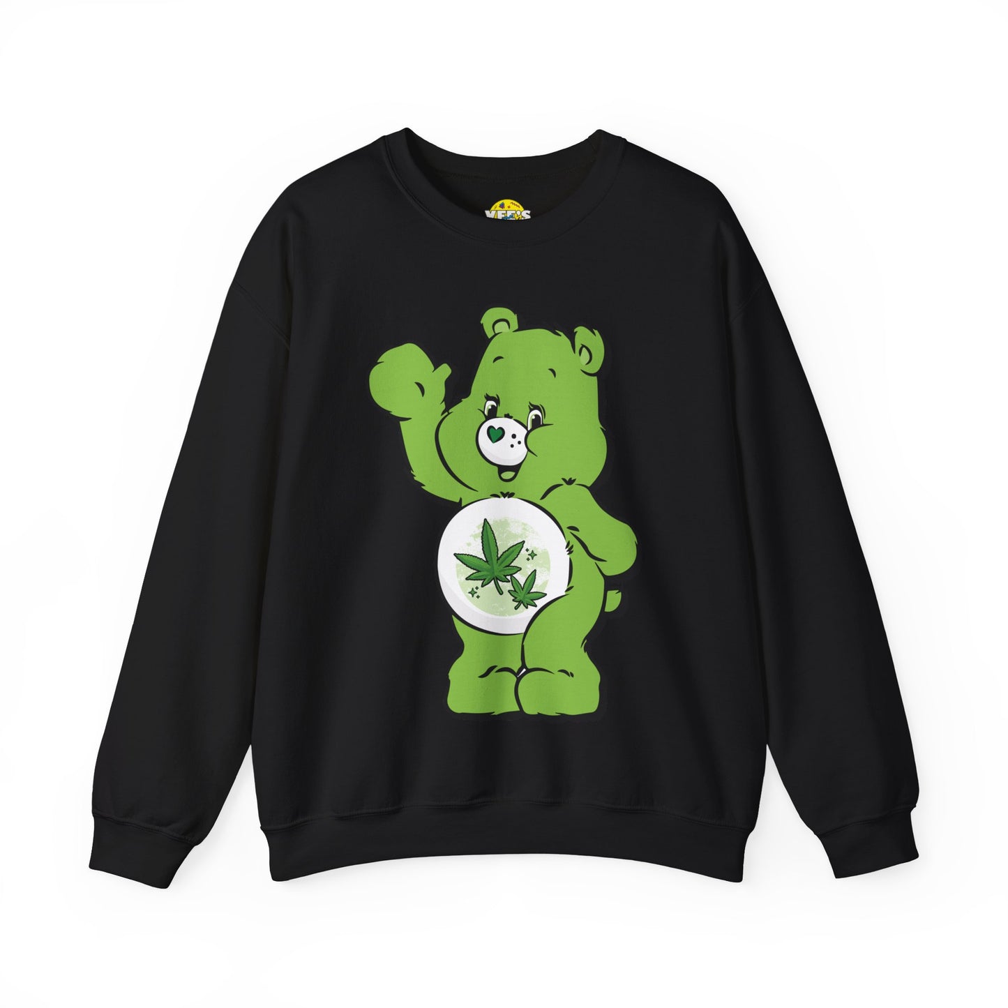 Green Care Bear 420 Sweatshirt- Adult