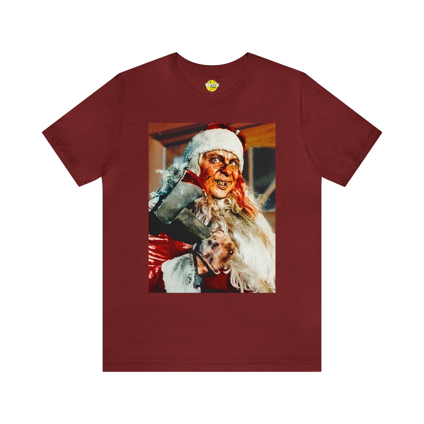 Santa Claus Tales from the Crypt Short Sleeve T-Shirt - Retro Christmas Tee