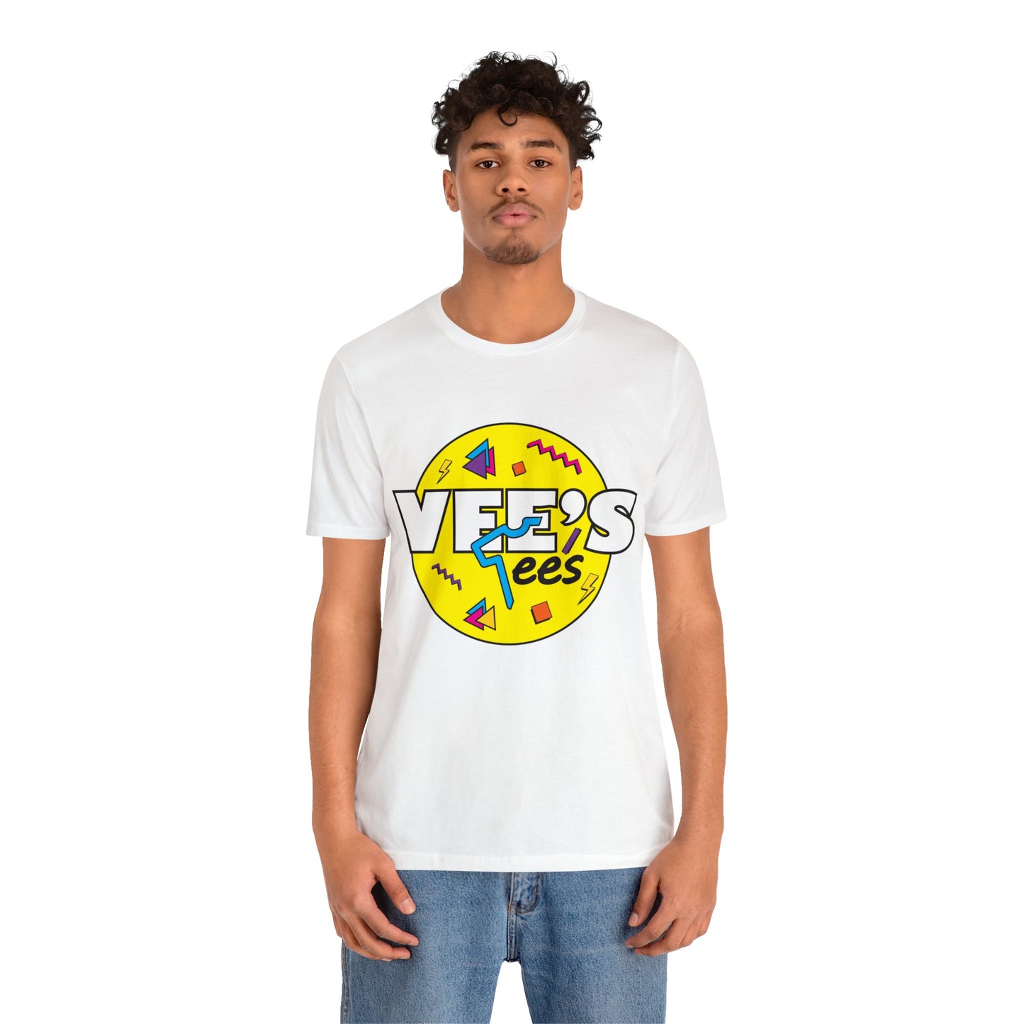 VeesTees Logo Short Sleeve T-Shirt - Classic Brand Tee, Stylish Graphic Shirt