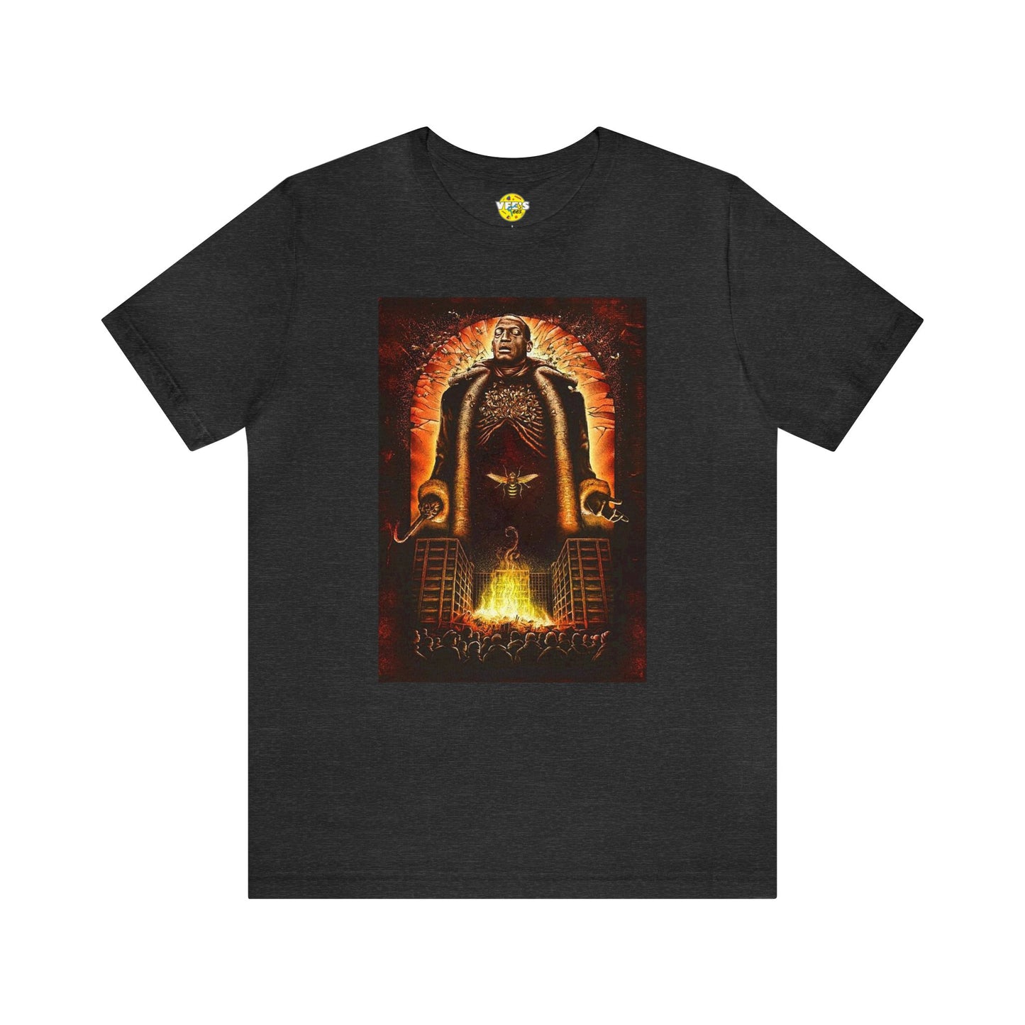 Halloween Candyman Horror Short Sleeve T-Shirt - Iconic Horror Movie Tee, Retro Candyman Character Graphic Shirt