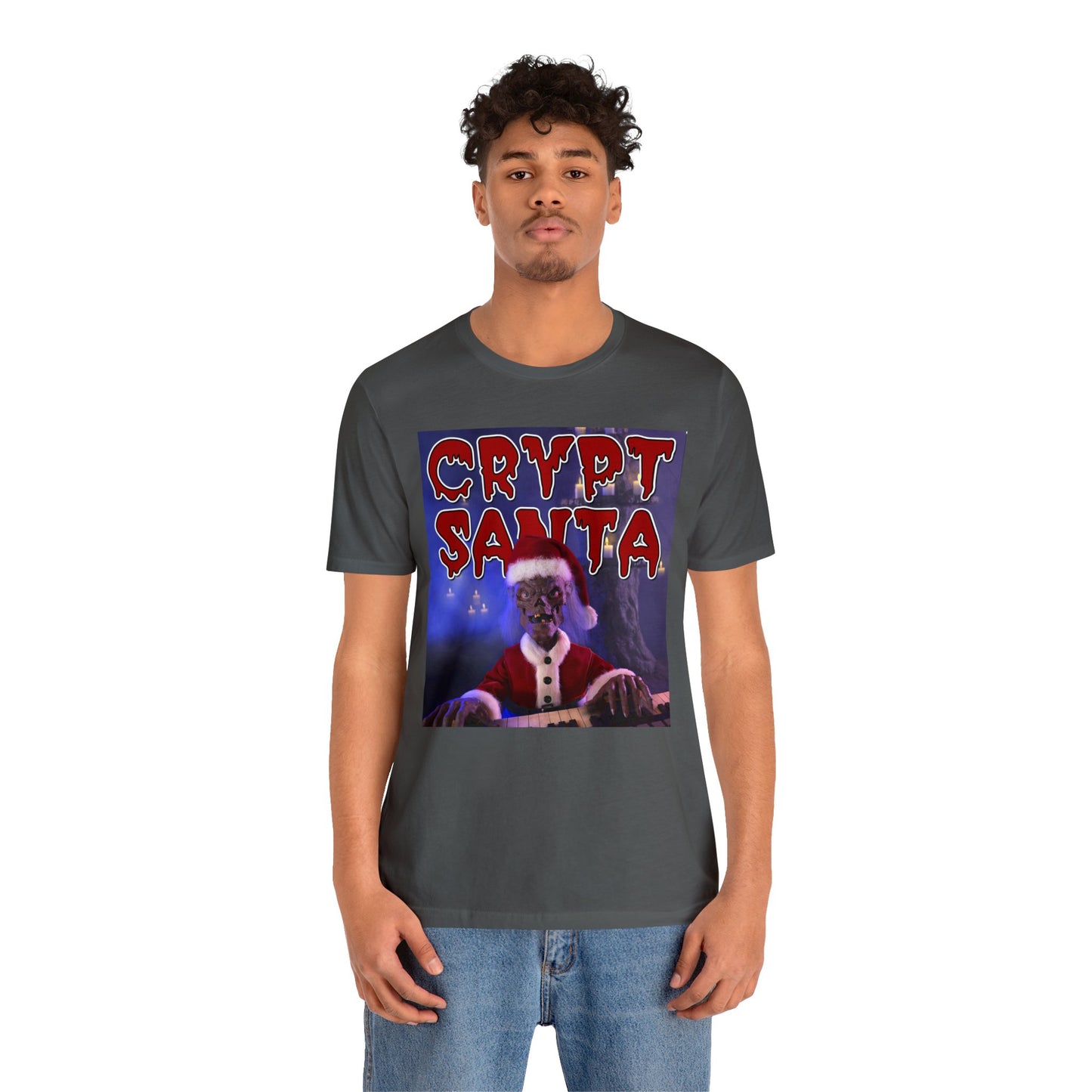 Crypt Keeper Christmas Santa Claus tshirt - Christmas Crypt Keeper Santa Claus tshirt - Horror character Santa Claus tshirt