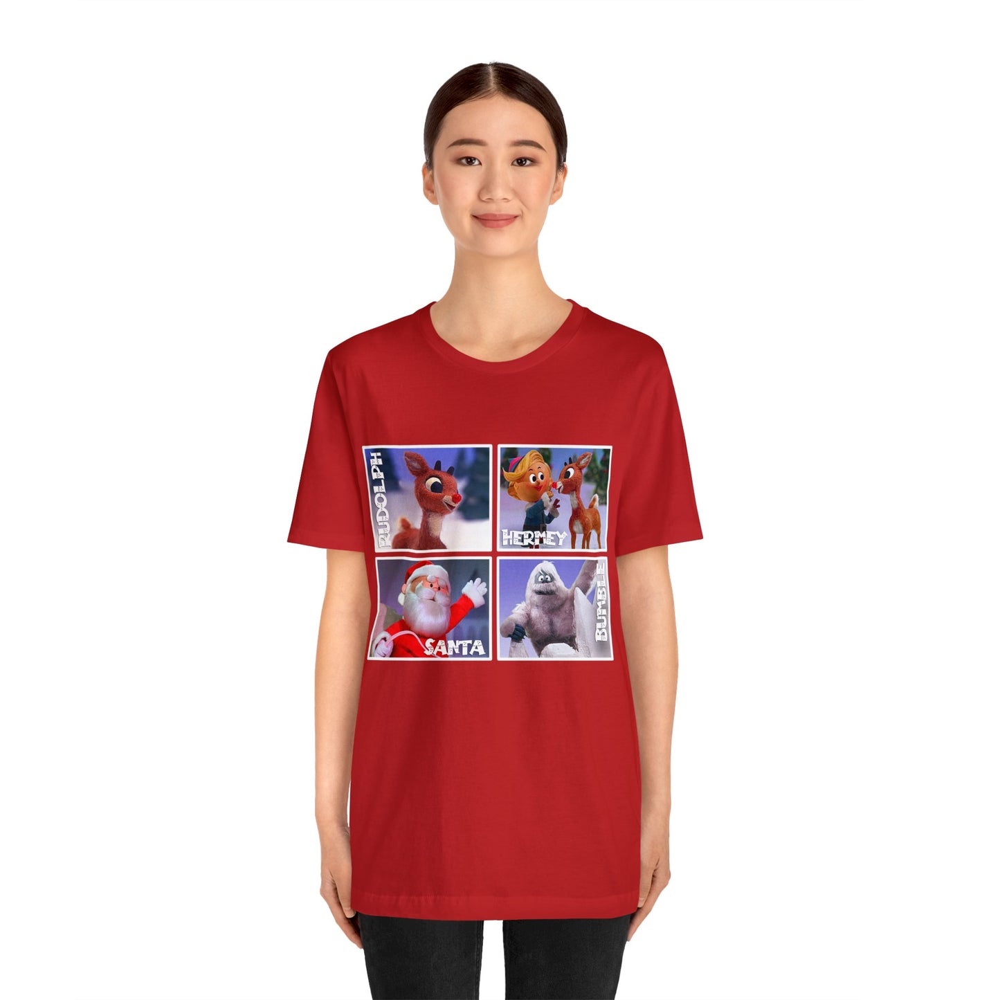 Rudolph the Red Nosed Reindeer Holiday Short Sleeve T-Shirt