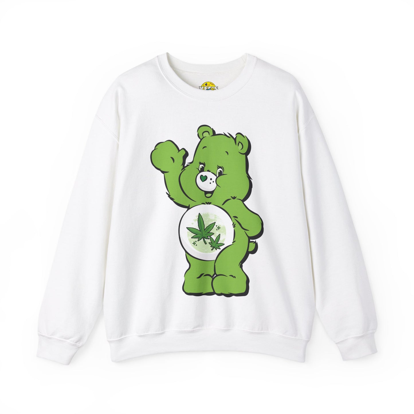 Green Care Bear 420 Sweatshirt- Adult