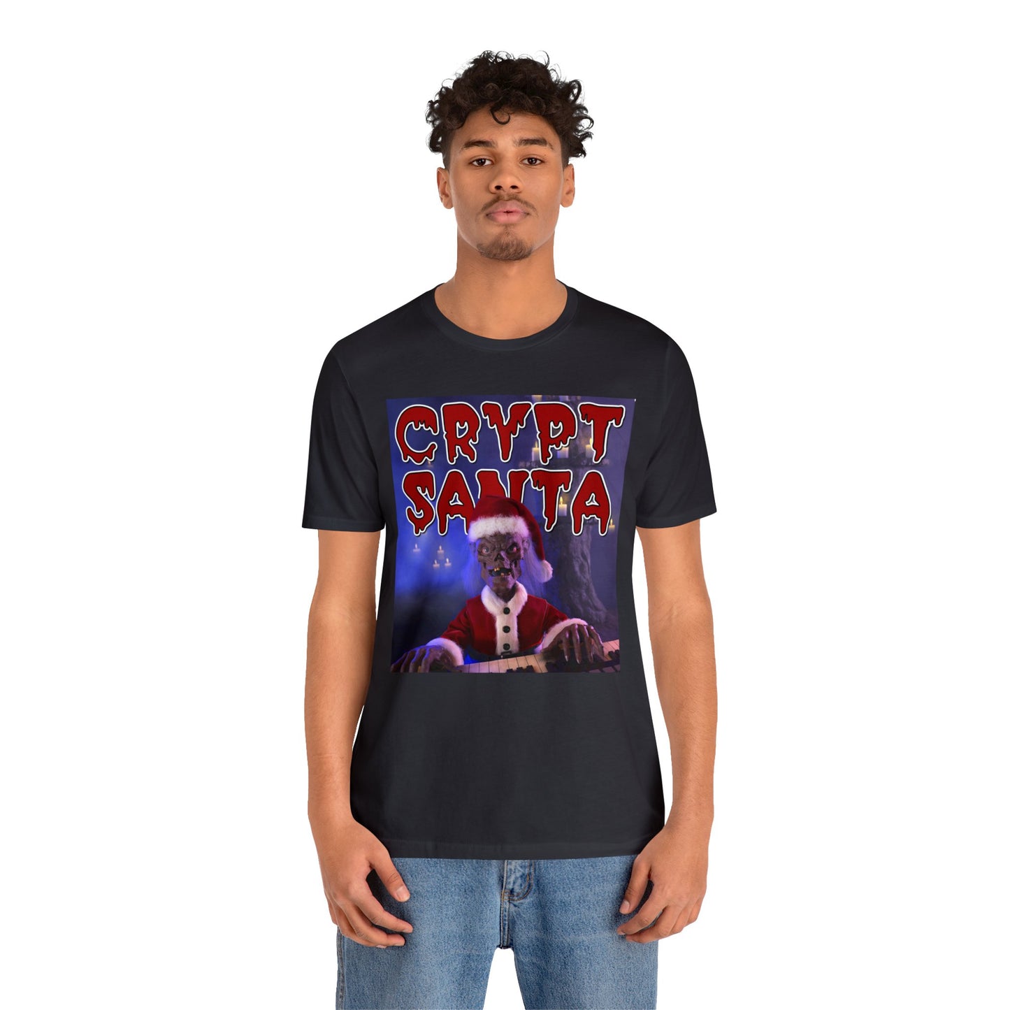 Crypt Keeper Christmas Santa Claus tshirt - Christmas Crypt Keeper Santa Claus tshirt - Horror character Santa Claus tshirt