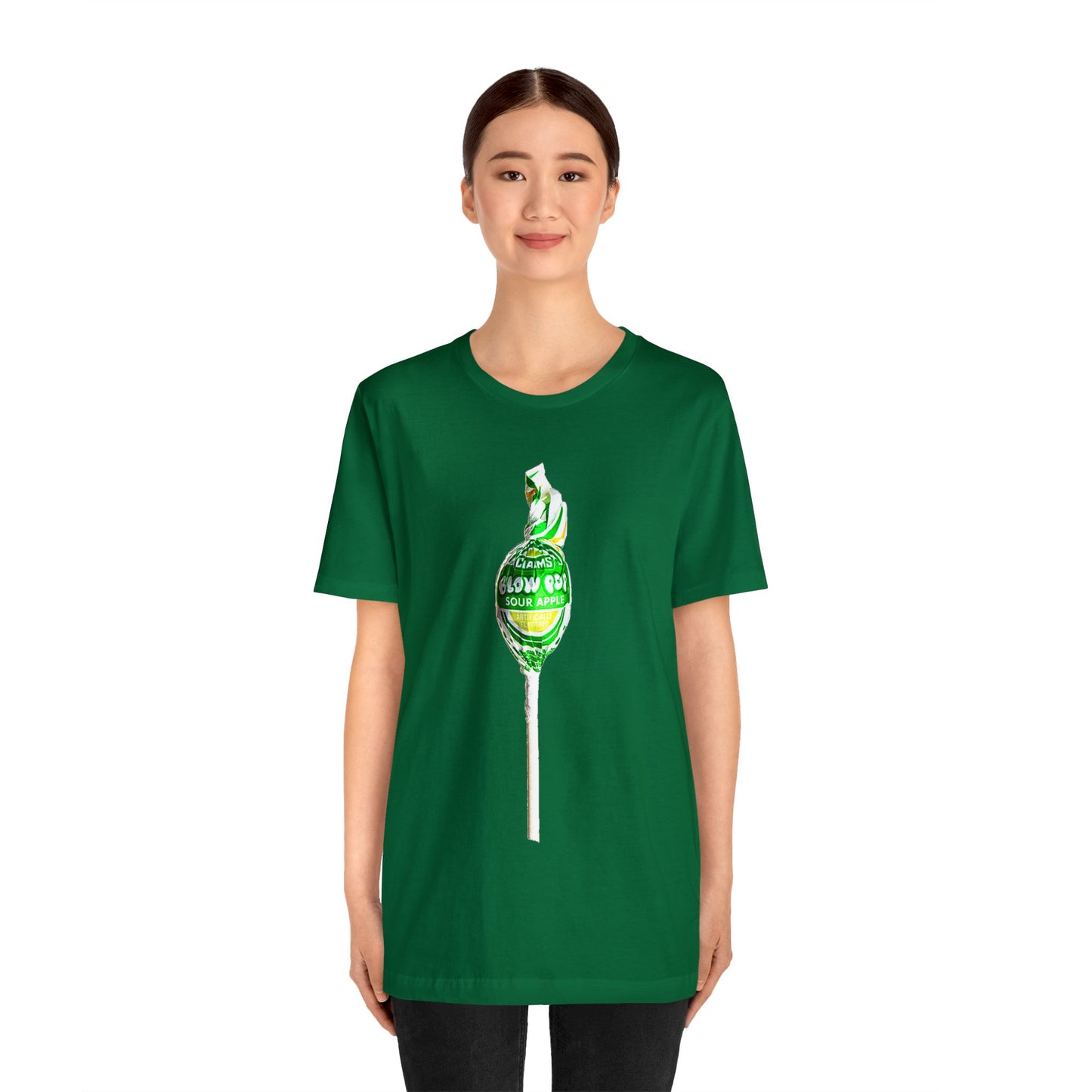 Sour Apple Blow Pop inspired T-Shirt - Vintage Candy Tee