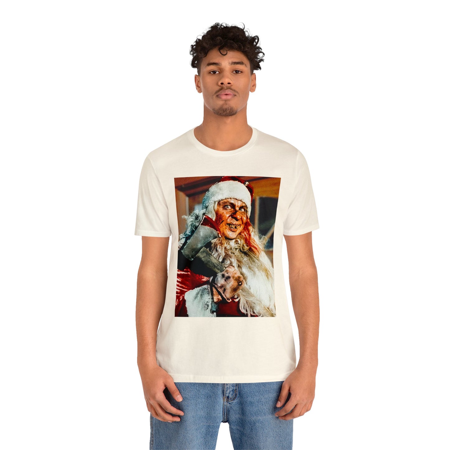 Santa Claus Tales from the Crypt Short Sleeve T-Shirt - Retro Christmas Tee