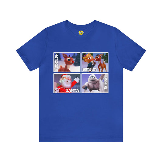 Rudolph the Red Nosed Reindeer Holiday Short Sleeve T-Shirt