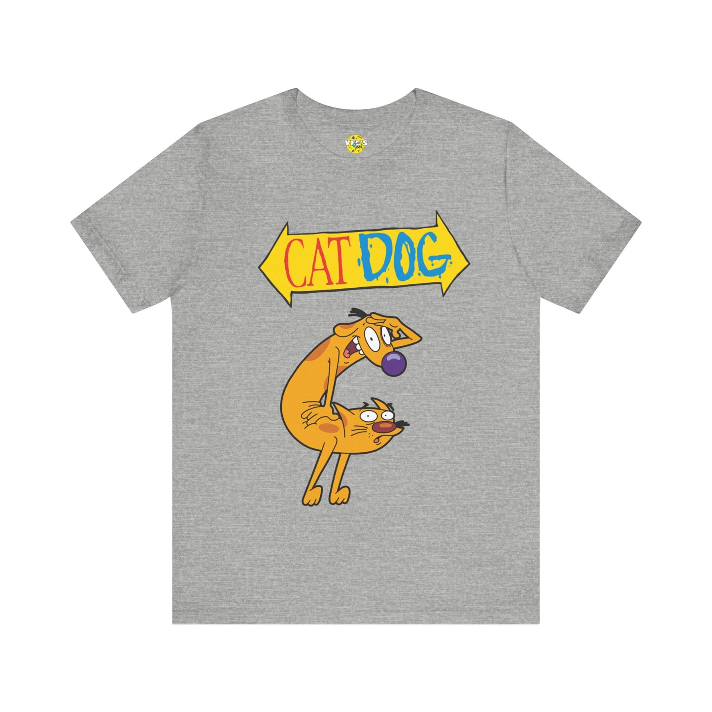 CatDog Retro Cartoon Short Sleeve T-Shirt - '90s Nick Nostalgia Tee