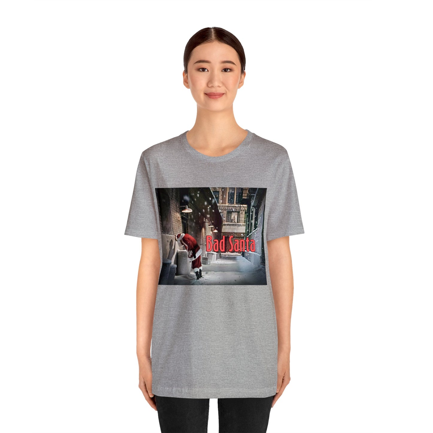 Bad Santa - Quirky Short Sleeve T-Shirt - Movie Scene Tee