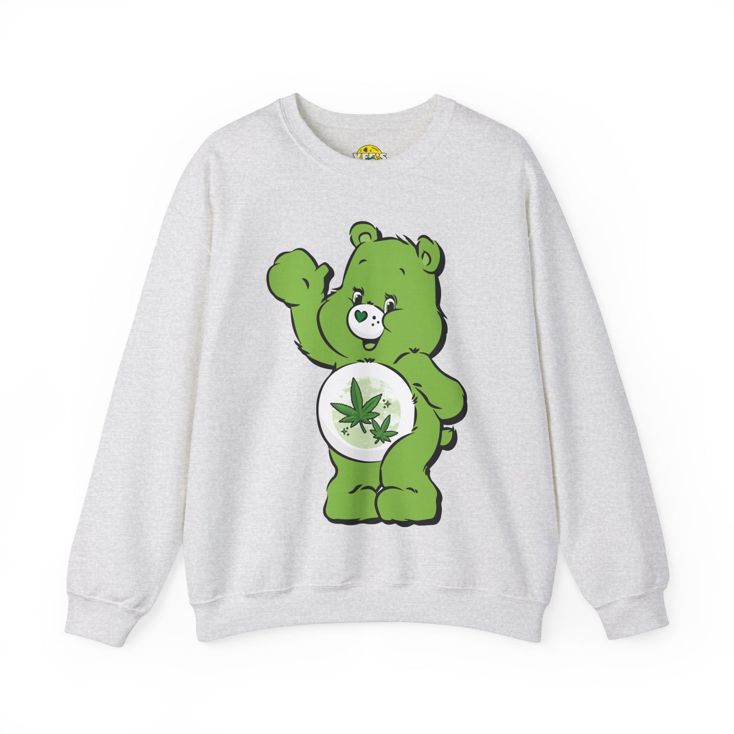 Green Care Bear 420 Sweatshirt- Adult