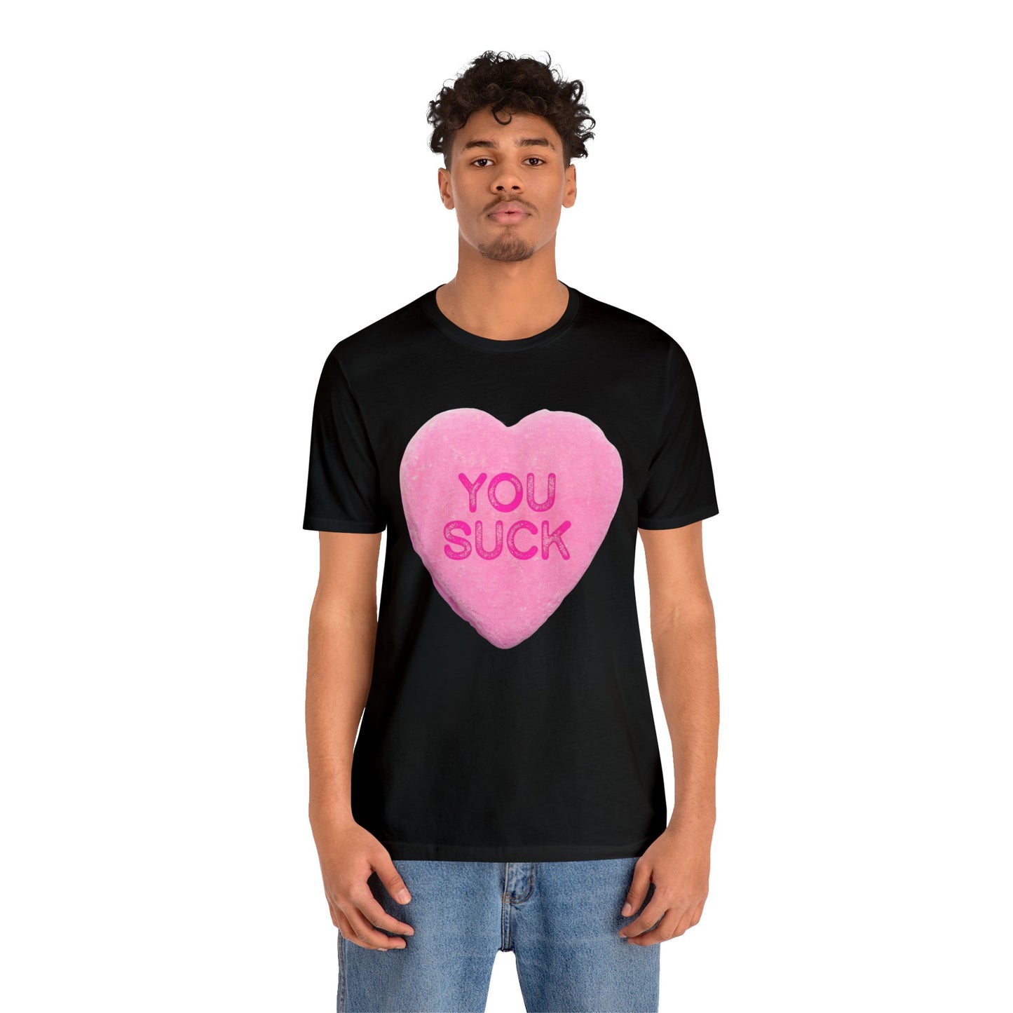 Funny Valentines Day Candy Shirt - Funny Candy Hearts Tshirt - Anti-Valentines Conversation Hearts TShirt - Anti-Valentines Day Candy Hearts