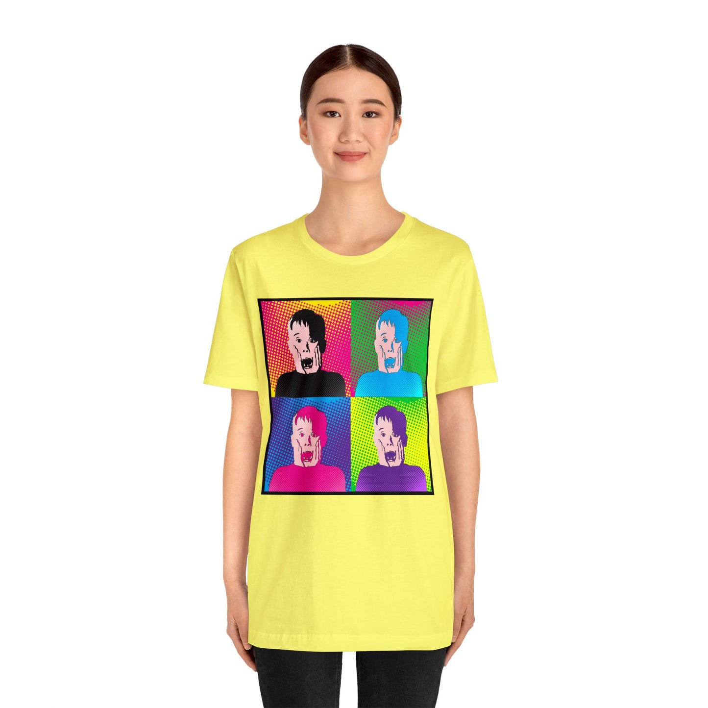 Home Alone Pop Art tshirt - Kevin McCallister Pop Art tshirt - Home Alone short sleeve tshirt - Christmas Home Alone tshirt