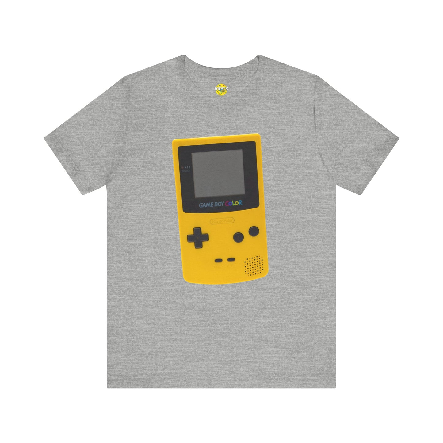 Handheld Video Game Color Nostalgia Short Sleeved T-shirt - Retro Gaming Vibes