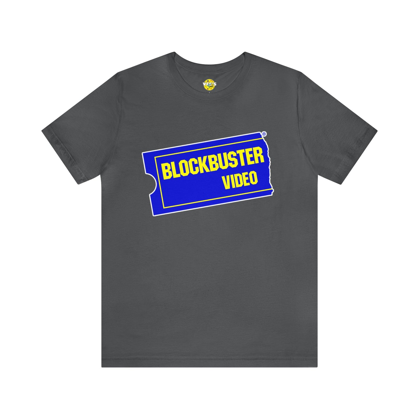 Blockbuster Video Nostalgia Short Sleeve T-Shirt - Retro 90s Video Store Logo Shirt