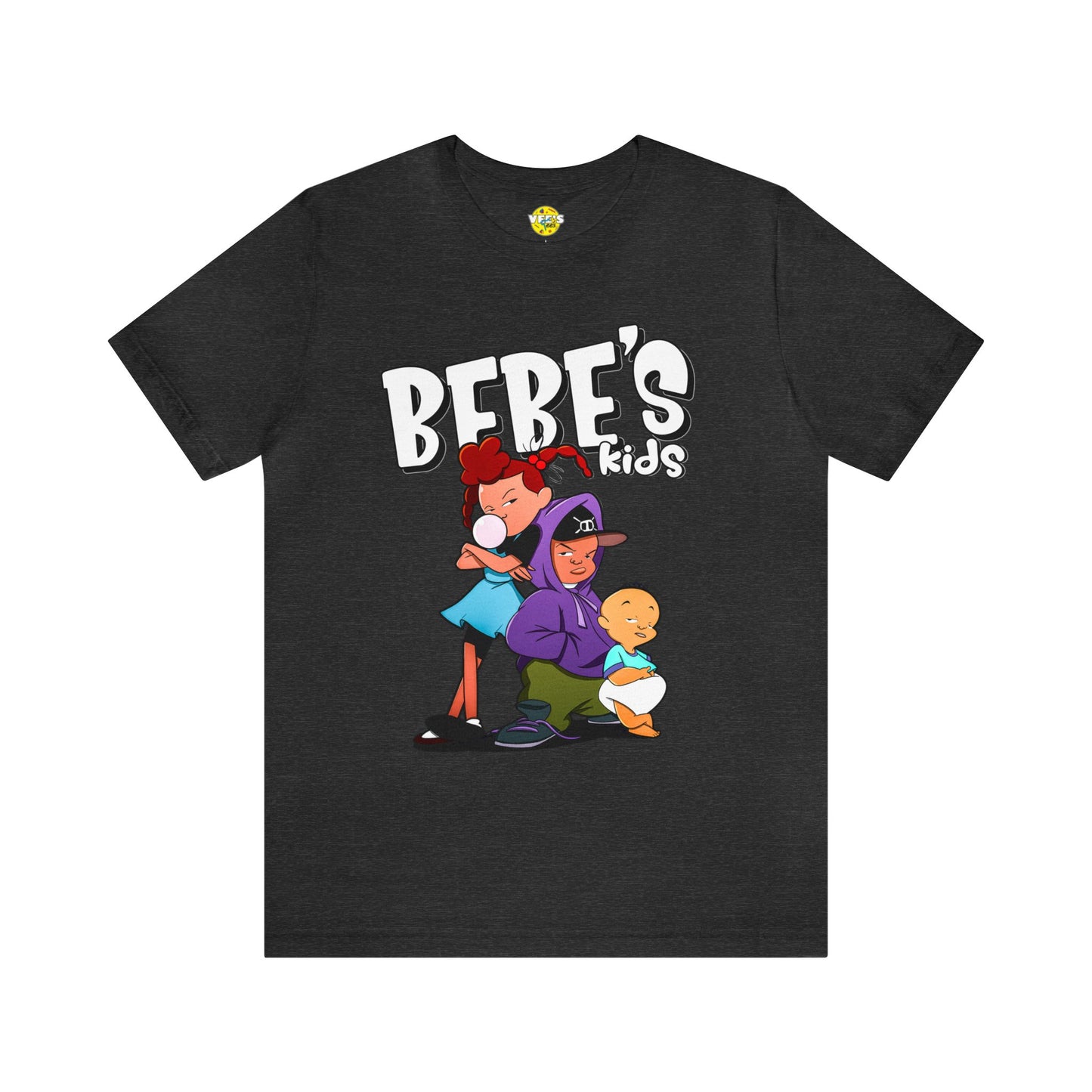 Bebe's Kids Retro Cartoon Short Sleeve T-Shirt - 90s Nostalgia Tee