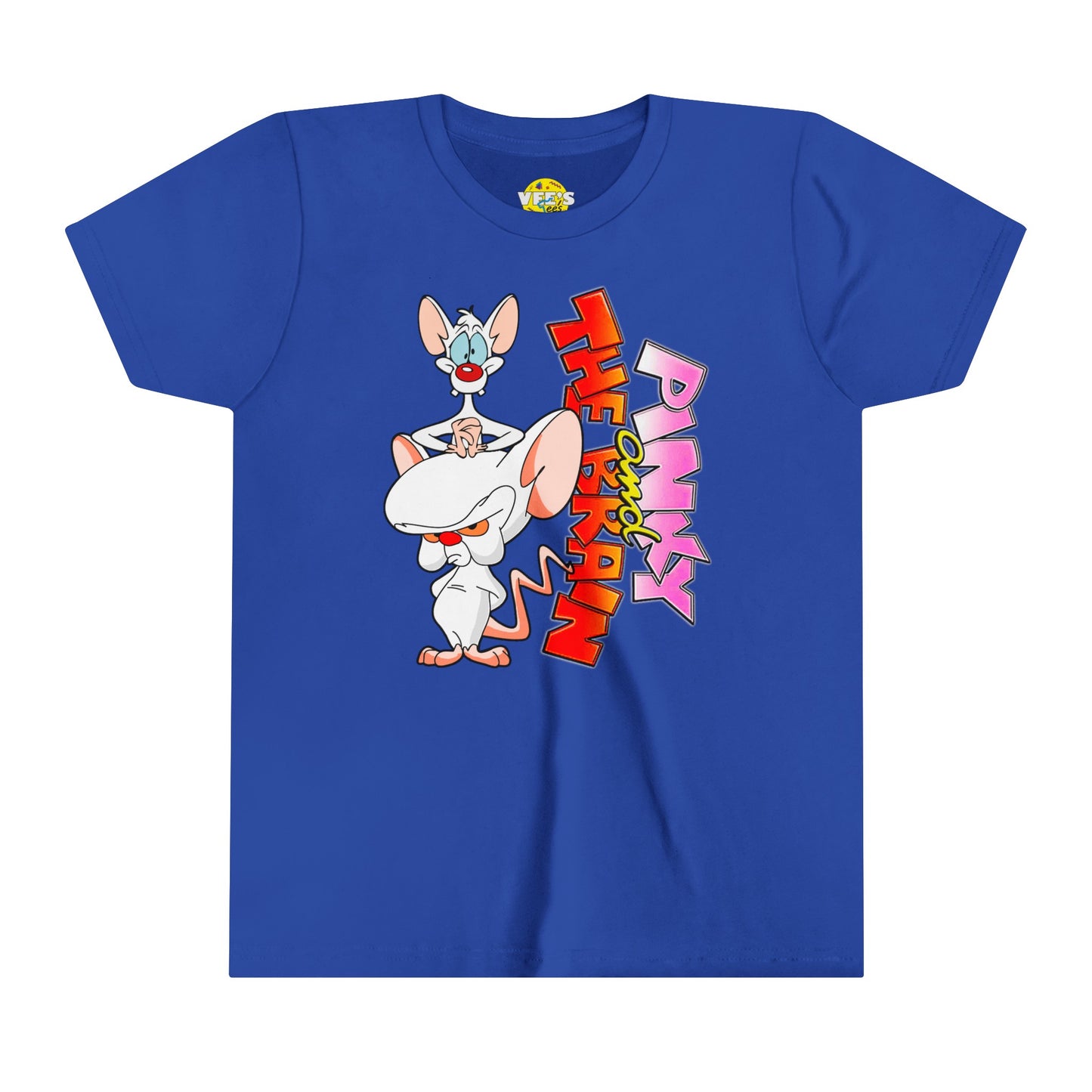 Pinky and the Brain Kids Graphic TShirt, Bella Canvas 3001Y, 90s Nostalgia Youth Tee