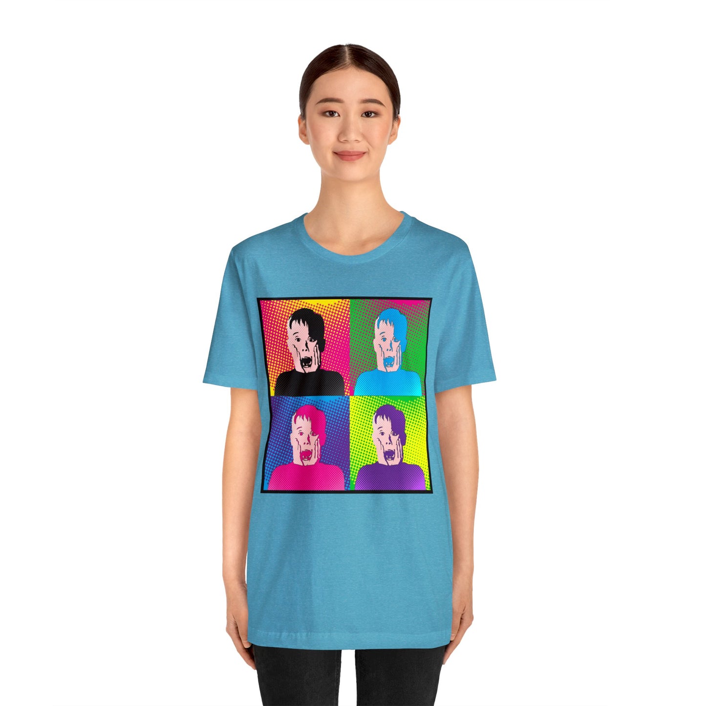 Home Alone Pop Art tshirt - Kevin McCallister Pop Art tshirt - Home Alone short sleeve tshirt - Christmas Home Alone tshirt