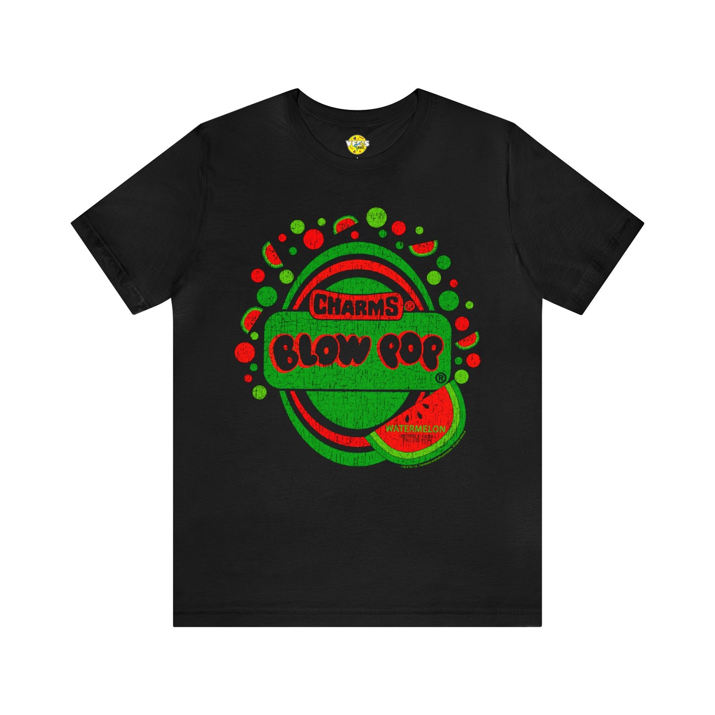 Vintage Blow Pop Logo Short Sleeve T-Shirt for Candy Lovers - Retro Candy Tee