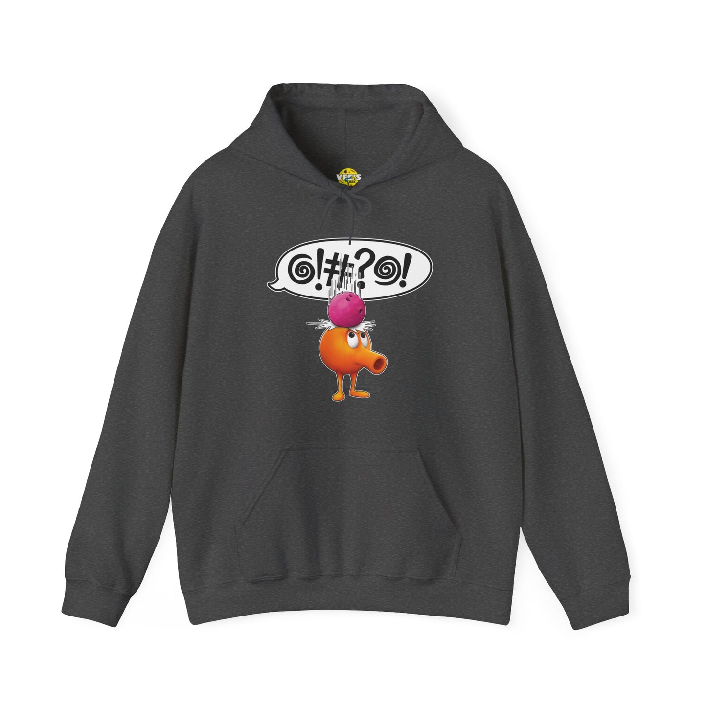 Retro 80s Video Game Sweatshirt, QBert Game, Retro Gaming Console Hoodie, QBert game screen Hooded Sweatshirt