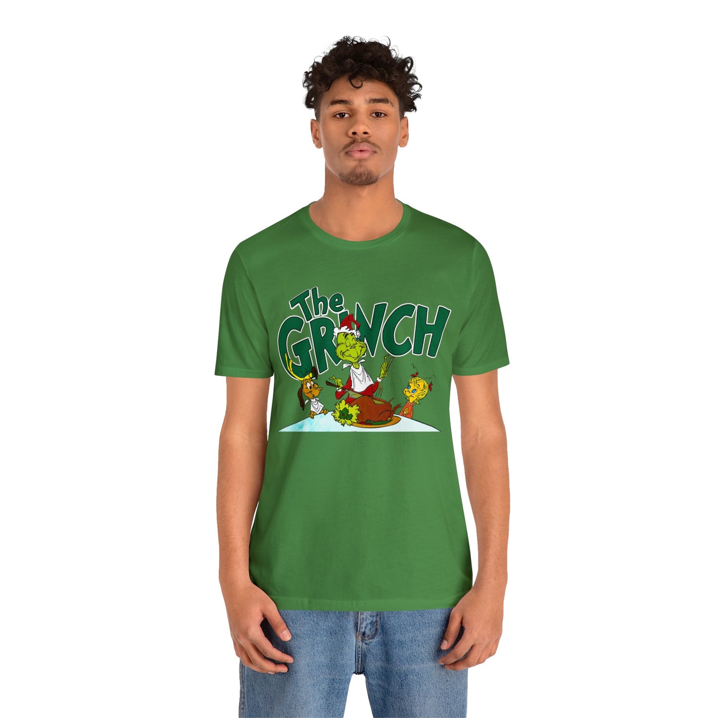 The Grinch cartoon tshirt - The Grinch Christmas table tshirt - Holiday Grinch Christmas table tshirt - Christmas Grinch dinner tshirt