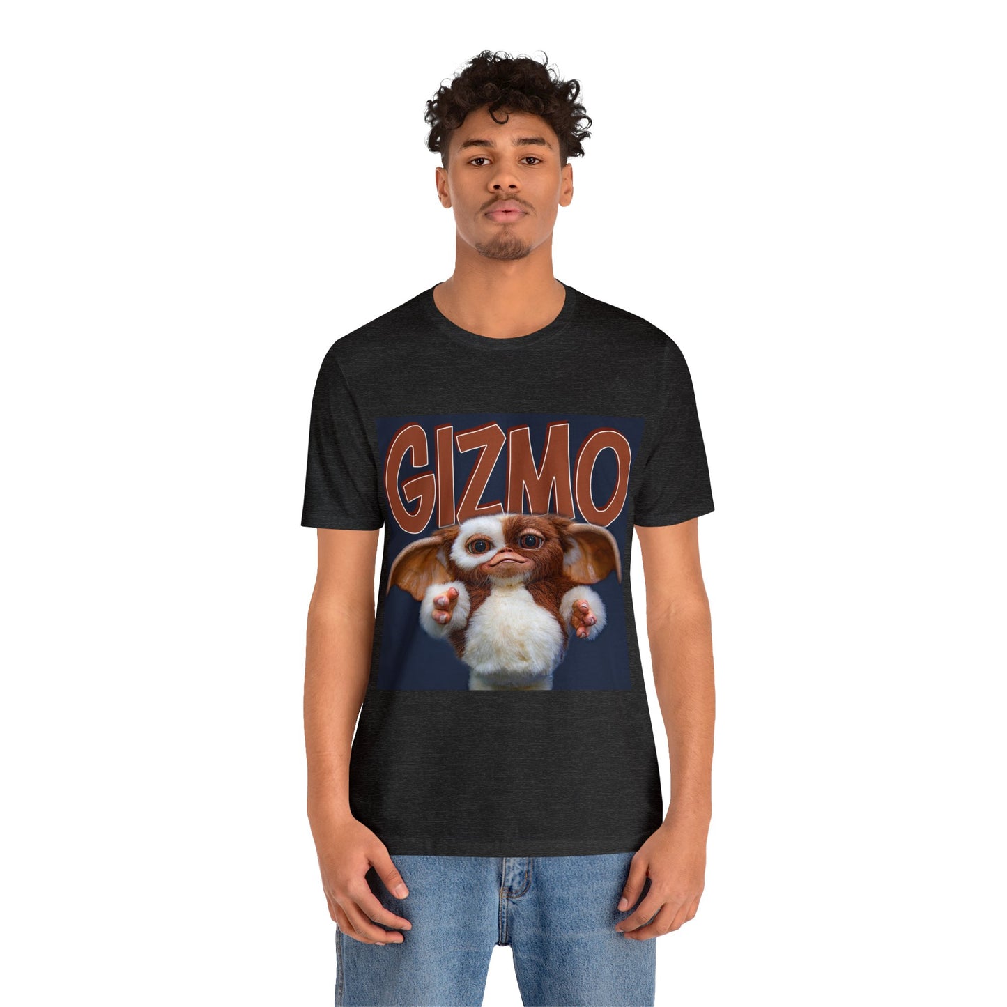 Halloween Gizmo from Gremlins Short Sleeve T-Shirt - Cute Mogwai Graphic Tee, 80s Movie Nostalgia Shirt