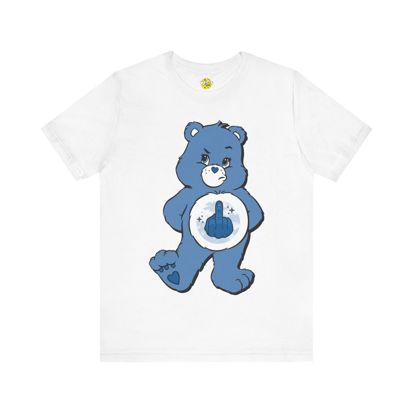 Grumpy Bear Middle Finger TShirt - Adult Care Bears Tee