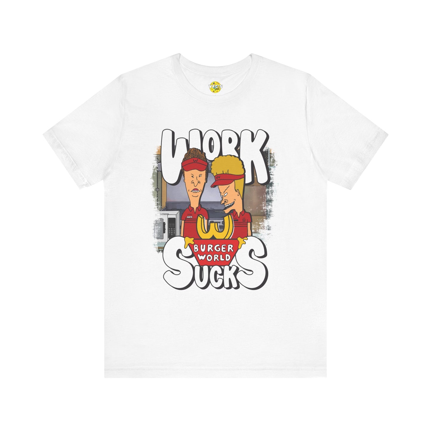 Beavis and Butt-Head Work Sucks T-Shirt - 90s Nostalgia