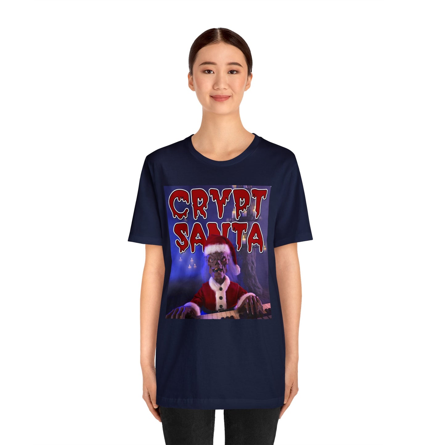 Crypt Keeper Christmas Santa Claus tshirt - Christmas Crypt Keeper Santa Claus tshirt - Horror character Santa Claus tshirt