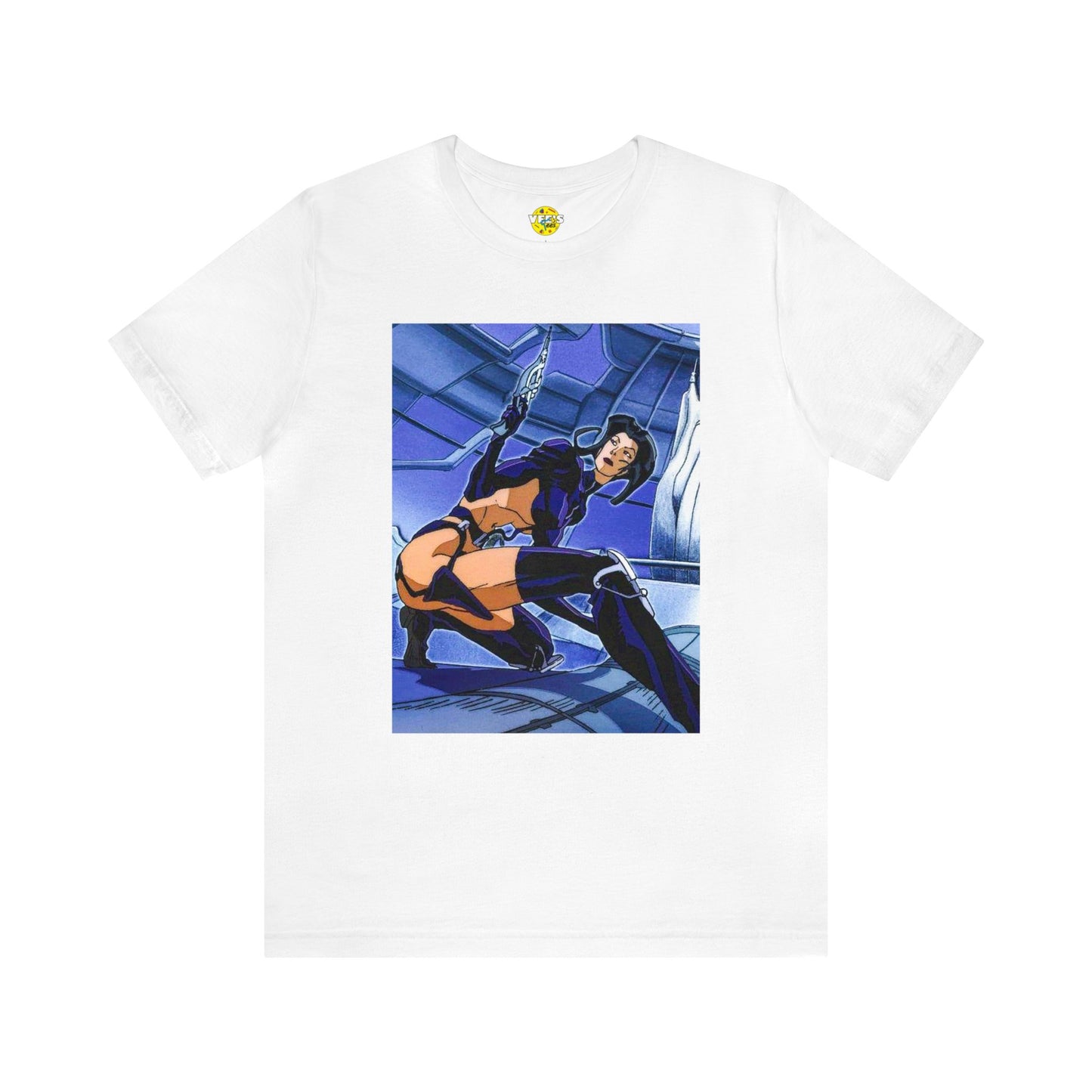 90s Aeon Flux Short Sleeve Tee - Vintage Sci-Fi Cartoon T-Shirt - Retro