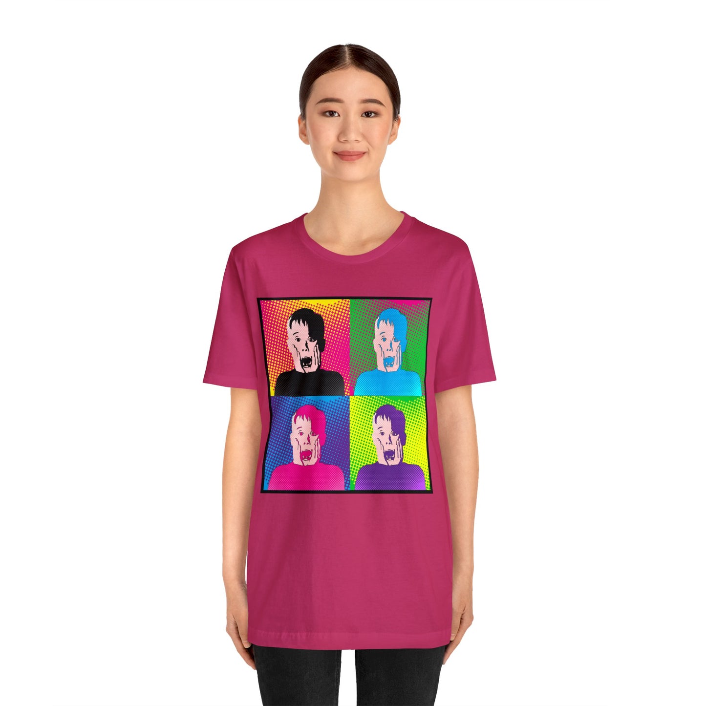 Home Alone Pop Art tshirt - Kevin McCallister Pop Art tshirt - Home Alone short sleeve tshirt - Christmas Home Alone tshirt